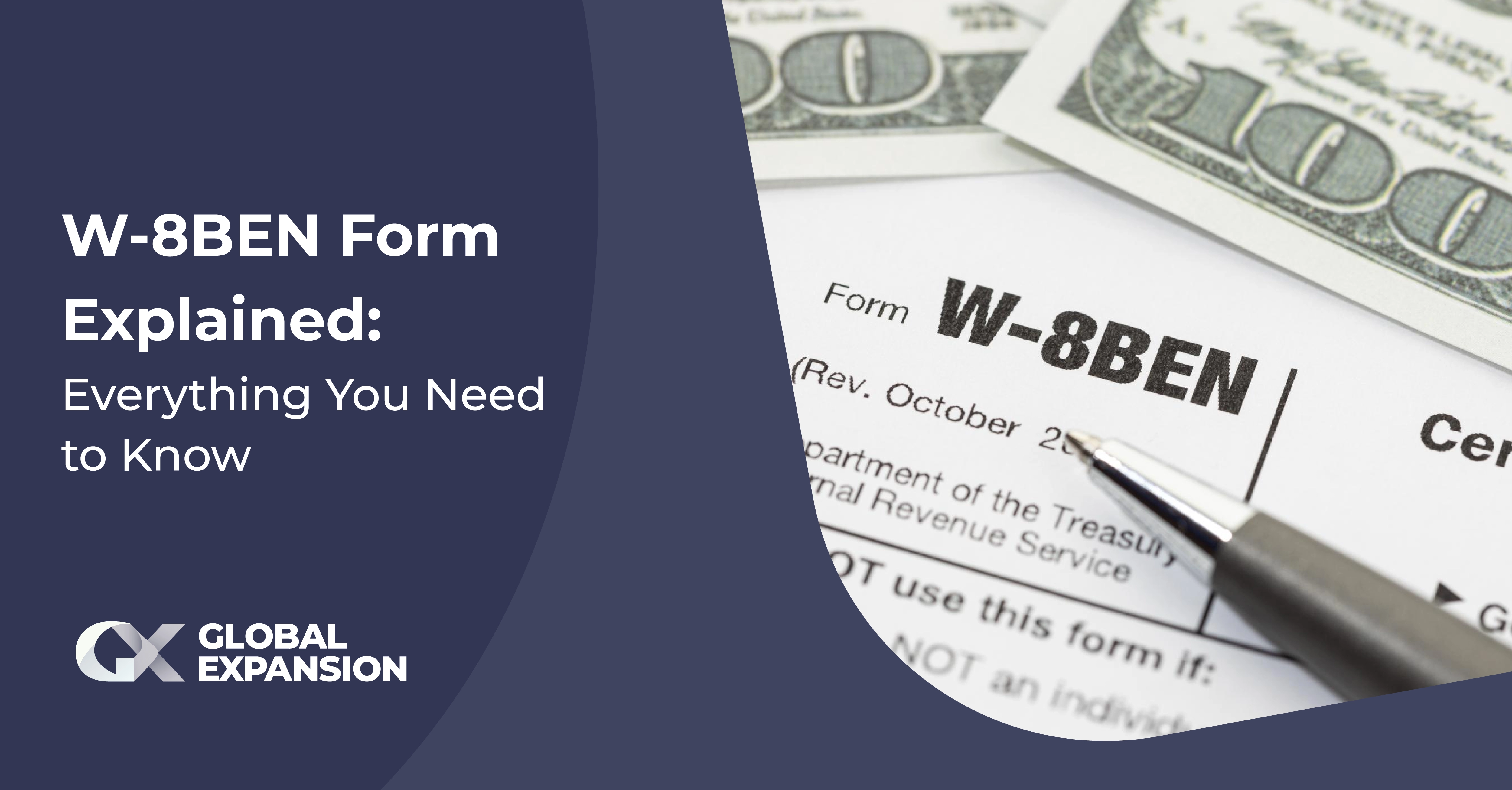 What Is A W 8ben Form A Guide For International Tax Compliance